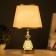 Board lamp “Carolina” E27 40W gold 22x22x34.5 cm