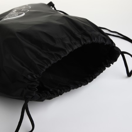 Bag for shoes on the lace, black color-2