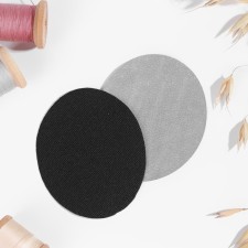 Clothes for clothing, 7 × 5.5 cm, heat -miles, steam, black color