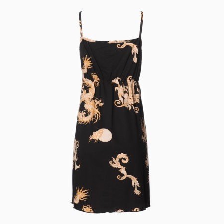 Female set (robe/shirt), black color, size 54-10