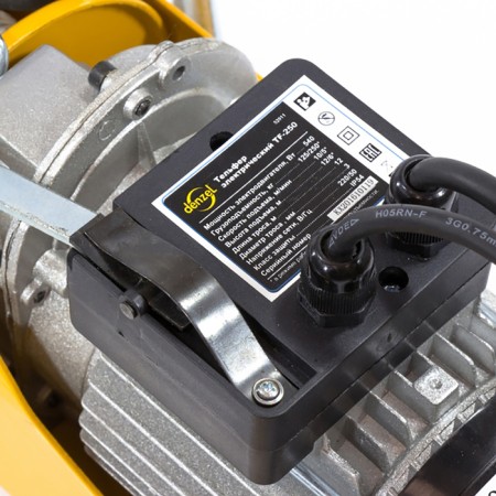 Electric Telffer Denzel TF-250, 0.25 tons, 540 W, height 12 m, 10 m/min-5