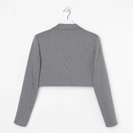 Jacket female shortened Mist p. 48, black/white-9