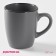 Ceramic share mug "Vanilla", 350 ml, gray color