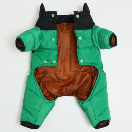 Overalls "Umka", size 12 (DS 28 cm, OG 38 cm, Osh 27 cm), black-green-6