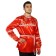 Russian male shirt with a flirt, red color, rr 52-54, height 182 cm