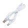 Hoco X20, Type -C cable - USB, 3 A, 2 m, PVC braid, white