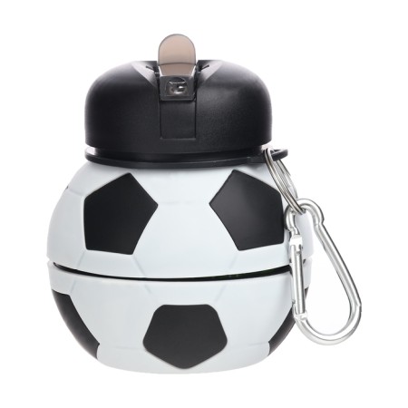 Water bottle, 550 ml, "football", folding, 18 x 8.7 cm-2