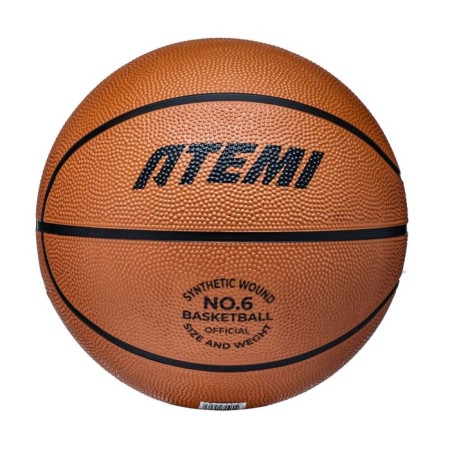 Basketball ball atemi, size 6, rubber, 8 panels, BB100N, district 72-74, glued-2