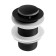 Bottom valve Zein English, a small button, stainless steel, black