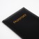 Cover for passport, black color