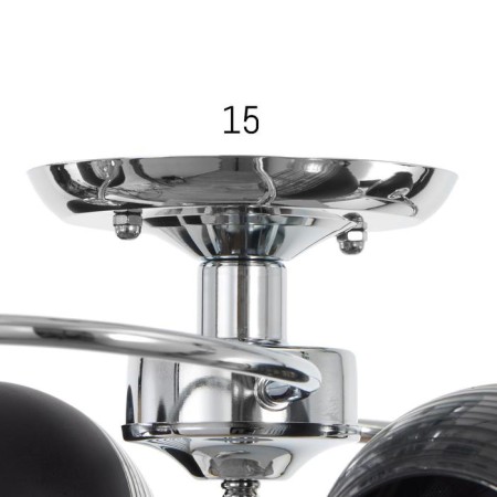 Люстра 82101/4 4х40Вт Е27, хром, 69х35х23 см-5