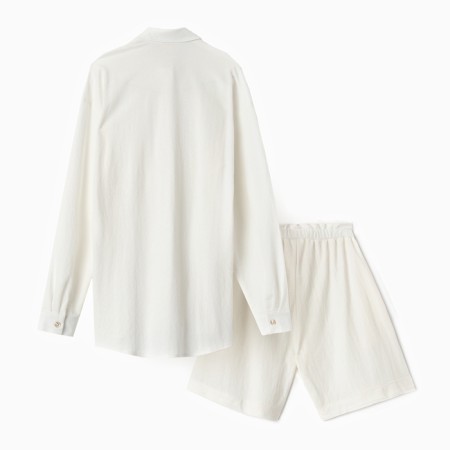 Women's costume (shirt, shorts) minku white color, rn 48-10