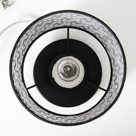 Lamp with the Oleander switch 1he27 40W black 14.5x14.5x19.5 cm Risalux-6