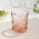Low glass glass "Salzburg", 300 ml, pink color