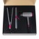 Galaxy Line Gl 4722 hair styling set, hair dryer, curling iron, gray-pink