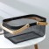 Universal rectangular basket LADOOM, 40 × 25 × 18.5 cm, black color
