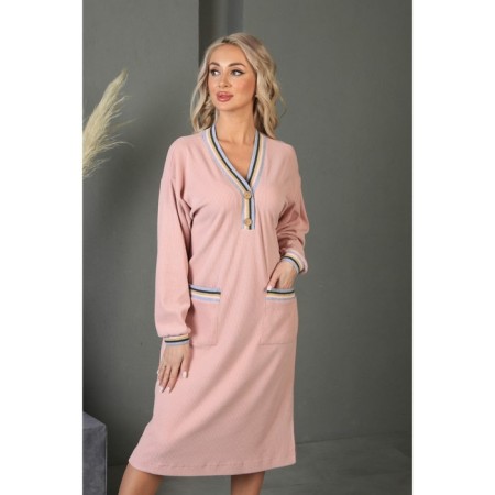 Women's dress, size 46, pink color-8
