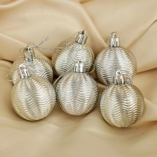 Set of balls plastic D-5 cm, 6 pcs 