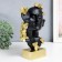 Souvenir Polystone Bust "couple - tenderness. Roy butterflies" black with gold 7x21.5x29 cm