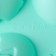 The form for baking the share "Easter. Easter rabbit ", silicone, 27 × 17 cm, 6 cells, mint color