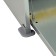 Bunker feeder for poultry at 21 kg, pedal, galvanized steel, alma basica