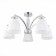 Ceiling lamp ST LUCE. SL1756.102.05. Bello. 5x40 watts, E14, 70x70x34 cm, chromium color