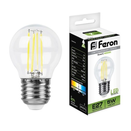 LED LED Feron, E27, 5 W, 230 V, white light-3
