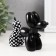 Polystone souvenir "Black balloon - dog, chess" 9x4.5x11 cm
