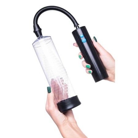 Mechanical pump for the penis Sexus Men Lars, ABS plastic, black, 62 cm-3