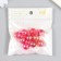 Beads for creativity Plastic "Mercot Red" set of 20 g 1.6x1.6 cm