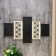 Photo frame plastic in 4 photos 10x15 cm "pattern" beige 35x62x2 cm