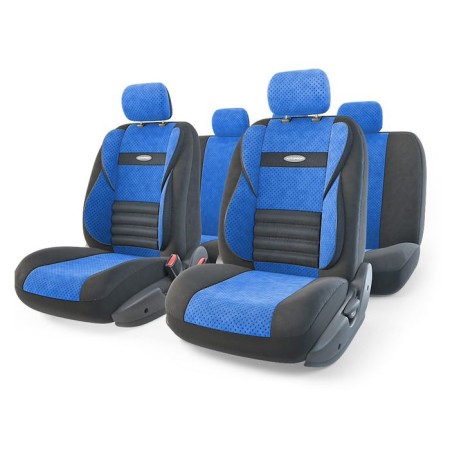 Autoshekhli university Autoprofi Comfort Combo, CMB-1105 BK/BL (M), multi-circuit, molded velor, set of 11 objects, black/blue color