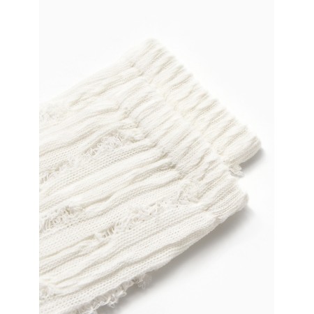 Women's socks minku, white color, rr 36-41-6