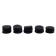 Fetir wheels for creativity and decor "circles", 500 pcs., Size 1 pc. - 2.5 cm, black color