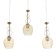 Economic light GIULIA 3x40W E27 gold 59x13x65 (32) cm