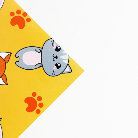 Glossy packaging paper "characters", 70 x 100 cm-2