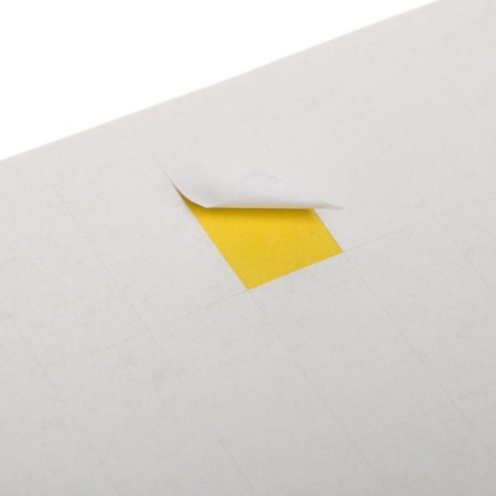 A4 labels are self -adhesive 50 sheets, 80 g/m, on a sheet of 65 labels, size: 38 x 21.2 mm, glossy, white-2