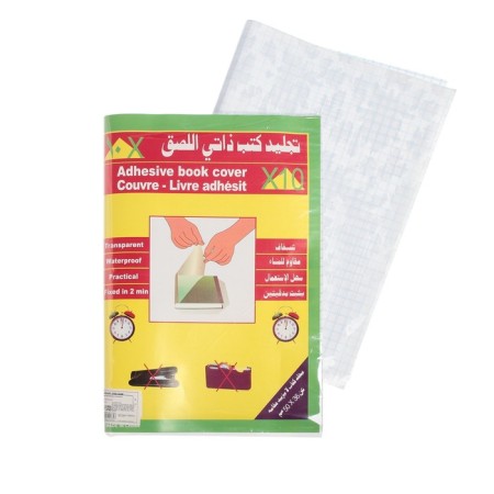 Self -adhesive film, 50 x 36 cm, transparent, 10 sheets, 50 μm, mix-10