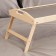 Folding breakfast table, 50 × 30cm, with handles