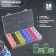 Organizer for decor, 7 blocks, 4 cells, 17.5 × 10.5 × 2.5 cm, multi -colored
