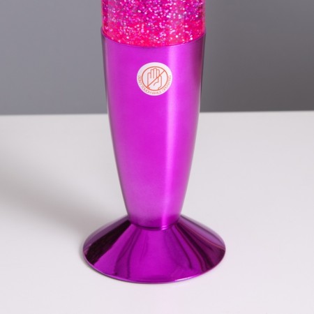 Lava-lamp "Rocket" 1x30W E14-R39 (sparkles) pink 8x8x34cm-3