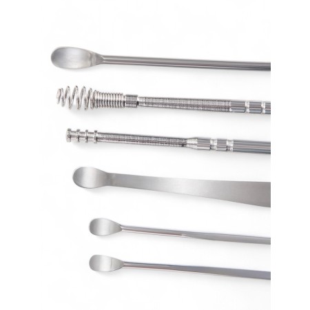Ear cleaning set: leather cover + 6 items-6