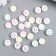 Beads for PVC "Smile on White" set of 25 pcs 0.5x0.9x0.9 cm