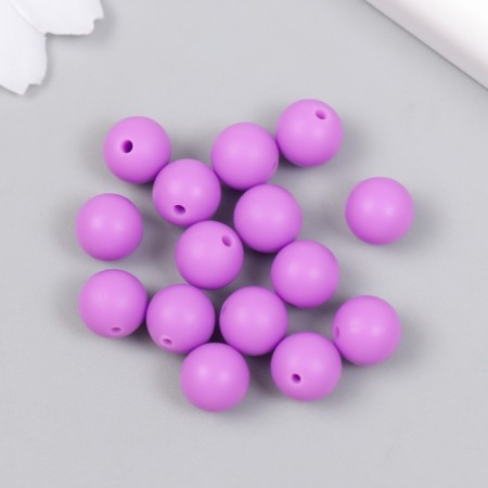 Busina silicone "round" classic purple d = 0.9 cm-1