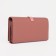 Women's wallet on magnets, pink color