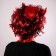 Carnival wig "horns", curly, 80 g