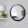 Wall mirror, in the frame, black, d = 42cm