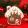 Honey cookies "Winter MIX-3" in assortment, 60 g