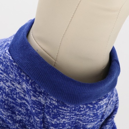 Melange sweater, size S (DS 20, Osh 23, og 25 cm), blue-3