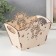 Basket-jacket "Dracosha" natural 18x12x14.5 cm (set of 5 parts)